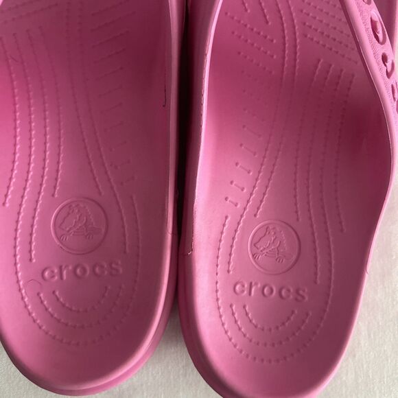 Crocs Unisex-Adult Classic Flip Flops Men- 13 Pink Sandals